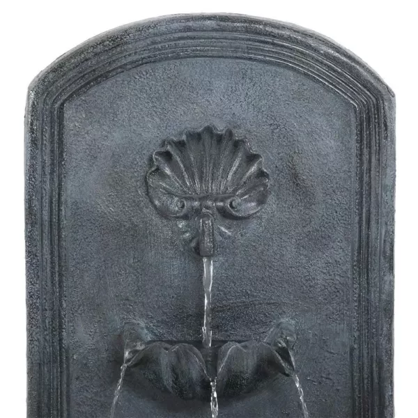 Sunnydaze Decor Seaside Lead Electric Powered Outdoor Wall Fountain