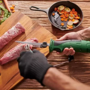 LEM 5.25 in. Silver Skin Electric Knife Kit