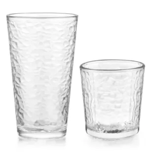 Libbey Frost 16-Piece Clear Glass Drinkware Set