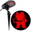 LightShow Red Projection Strobing Santa Light Stake