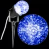 LightShow Icy Blue Projection Kaleidoscope Spotlight Stake