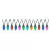 LightShow 12.5 ft. 12-Light Christmas Color Changing Light Show String C9 Shape Set