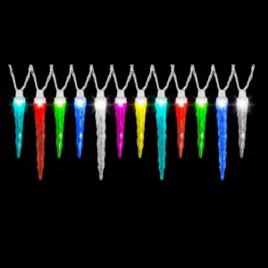 LightShow 12-Light LED Multi-Color Color-Changing Icicle Light Set