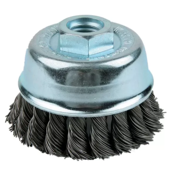 Lincoln Electric 3 in. Single Row Knotted Cup Brush