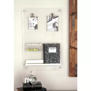 LITTON LANE Silver Acrylic Memo Board