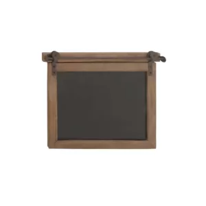 LITTON LANE Bracketed Rectangular Wooden Chalk Memo Board