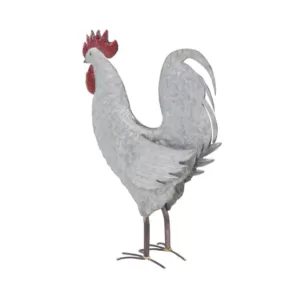 LITTON LANE 20 in. Standing Hen Iron Sculpture