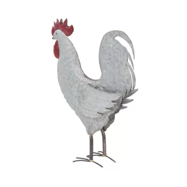 LITTON LANE 20 in. Standing Hen Iron Sculpture