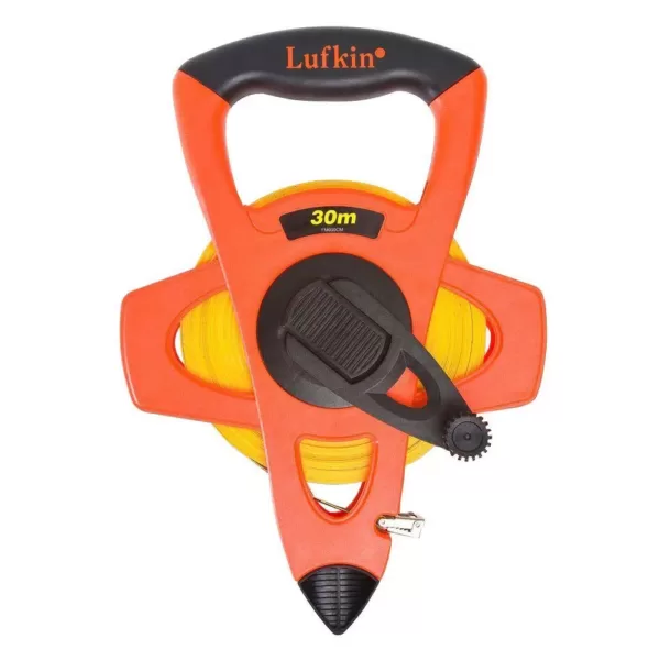 Lufkin 13 mm x 100 ft. Hi-Viz Orange Fiberglass Tape Measure