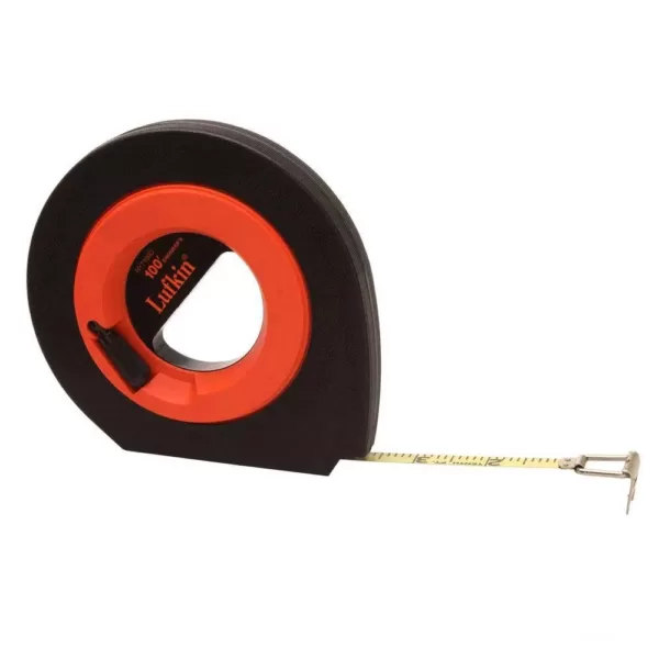 Lufkin 3/8 in. x 100 ft. Engineers Speedwinder Steel Long Tape Measure