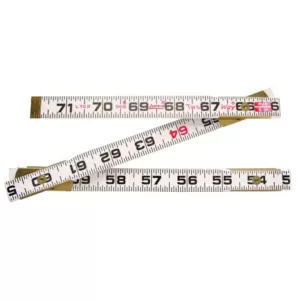 Lufkin 6 ft. x 5/8 in. 2-Way Wood Ruler