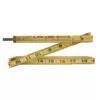 Lufkin 6 ft. x 5/8 in. Wood Ruler with 6 in. Slide Ruler Extension