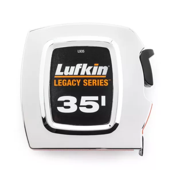 Lufkin Legacy Series 1 in. x 35 ft. Chrome Tape Measure