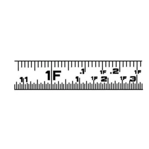 Lufkin 1 in. x 25 ft. Power Return Engineer's Tape Measure