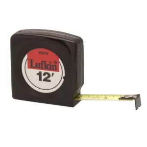 Lufkin 1/2 in. x 12 ft. Economy Power Return Tape Measure