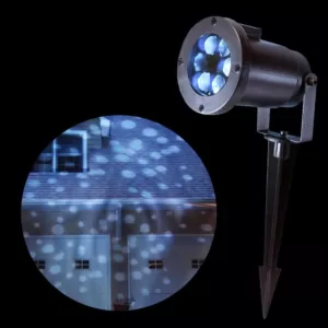 LUMABASE 1-Light White Dots Projector Light