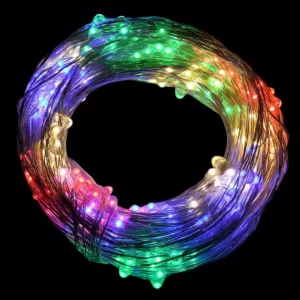 LUMABASE 300-Lights LED Multi-Color Electric Multi-Strand Fairy String Lights