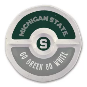 Magnolia Lane Michigan State 15 in. Chip and Dip Server