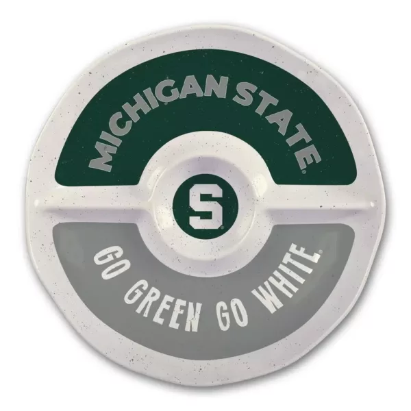 Magnolia Lane Michigan State 15 in. Chip and Dip Server