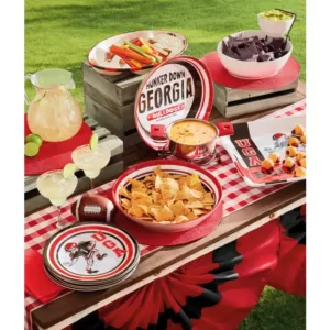 Magnolia Lane Ohio State 15 in. Chip and Dip Server