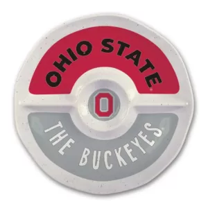 Magnolia Lane Ohio State 15 in. Chip and Dip Server