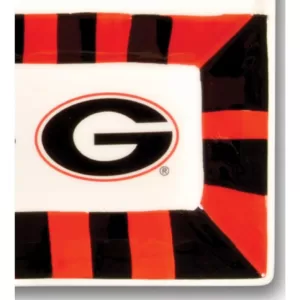 Magnolia Lane Georgia Ceramic 4 Section Tailgating Serving Platter