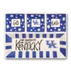 Magnolia Lane Kentucky Ceramic 4 Section Tailgating Serving Platter