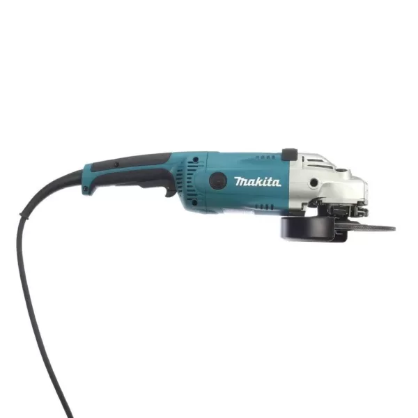 Makita 15 Amp 7 in. Corded Angle Grinder with Grinding wheel, Side handle and Wheel Guard