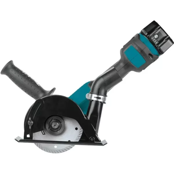 Makita 18-Volt  5.0Ah LXT Lithium-Ion Brushless Cordless 4-1/2 / 5 in. Cut-Off/Angle Grinder Kit