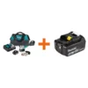 Makita 18-Volt 5.0Ah LXT Lithium-Ion Brushless 4-1/2 / 5 in. Cut-Off/Angle Grinder Kit with bonus 18V LXT Battery Pack 5.0Ah