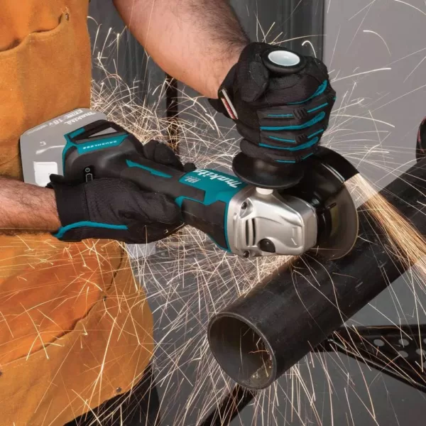 Makita 18-Volt LXT Lithium-Ion Brushless Cordless 4-1/2 in./5 in. Paddle Switch Cut-Off/Angle Grinder (Tool-Only)