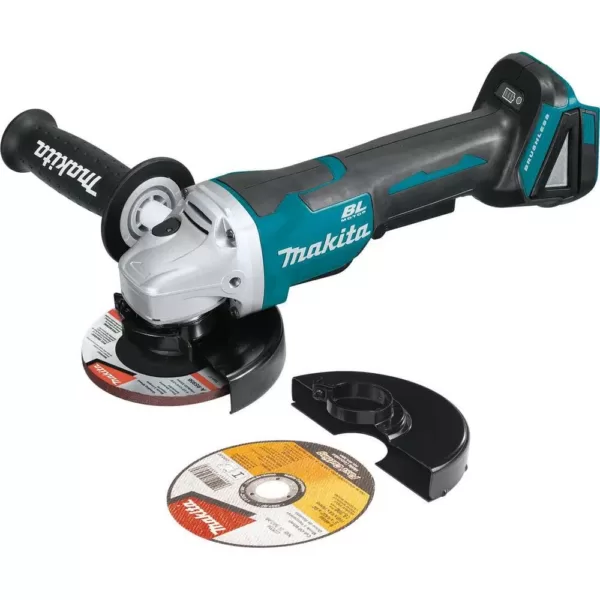 Makita 18-Volt LXT Lithium-Ion Brushless Cordless 4-1/2 in./5 in. Paddle Switch Cut-Off/Angle Grinder (Tool-Only)