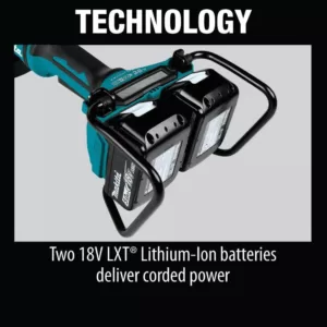 Makita 18V X2 LXT (36V) Brushless 7 in. Paddle Switch Cut-Off/Angle Grinder Kit 5.0Ah with bonus Hubbed Grinding Wheel, 10/pk