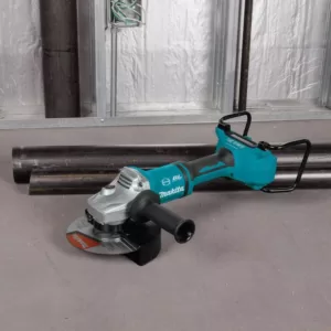 Makita 18-Volt X2 LXT Lithium-Ion 36V Brushless Cordless 7 in. Paddle Switch Cut-Off/Angle Grinder w/ Electric Brake Tool Only