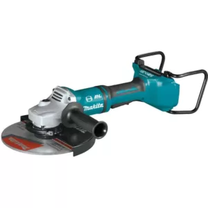 Makita 18-Volt X2 LXT Lithium-Ion (36V) Brushless Cordless 9 in. Paddle Switch Cut-Off/Angle Grinder Kit w Electric Brake 5.0Ah