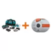 Makita 18V X2 LXT (36V) Brushless 9 in. Paddle Switch Cut-Off/Angle Grinder Kit, 5.0Ah with bonus Grinding Wheel, 10/pk