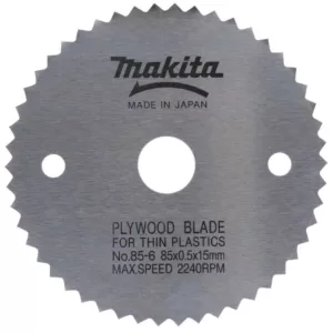 Makita 3-3/8 50-Teeth Steel Circular Saw Blade, Thin Material