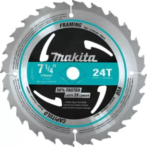 Makita 7-1/4 in. 24-Teeth Carbide-Tipped Framing Blade (10-Pack)