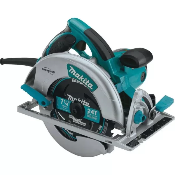 Makita 15 Amp 7-1/4 in. Lightweight Magnesium Circular Saw with bonus 2-1/2 in. 15-Degree Siding Coil Nailer