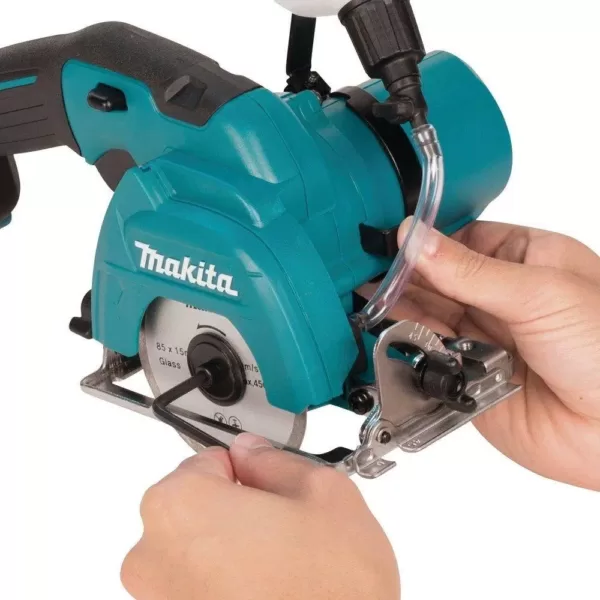 Makita 12-Volt MAX CXT Lithium-Ion Cordless 3-3/8 in. Tile/Glass Saw (Tool Only)