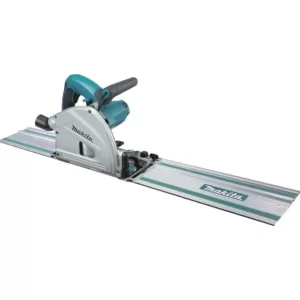 Makita 12 Amp 6-1/2 in. Plunge Circular Saw with 55 in. Guide Rail and Guide Rail Clamp (2-Pack)