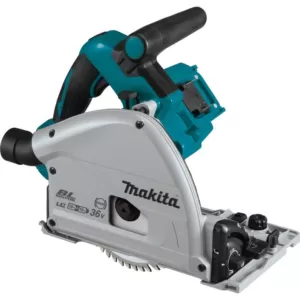 Makita 18-Volt X2 LXT Lithium-Ion (36-Volt) Brushless Cordless 6-1/2 in. Plunge Circular Saw, with AWS (Tool Only)