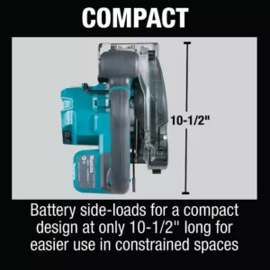 Makita 18-Volt LXT Lithium-Ion Brushless Cordless 5-7/8 in. Metal Cutting Saw with Electric Brake and Chip Collector Tool-Only