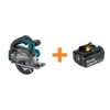 Makita 18-Volt LXT Brushless 5-7/8 in. Metal Cutting Saw with Electric Brake with bonus 18-Volt LXT Battery Pack 5.0 Ah