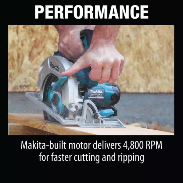 Makita 18-Volt 5.0Ah X2 LXT Lithium-Ion 36-Volt Cordless 7-1/4 in. Circular Saw Kit