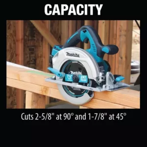 Makita 18-Volt 5.0 Ah X2 LXT Lithium-Ion 36-Volt 7-1/4 in. Cordless Circular Saw Kit with BONUS 2 Batteries 5.0 Ah