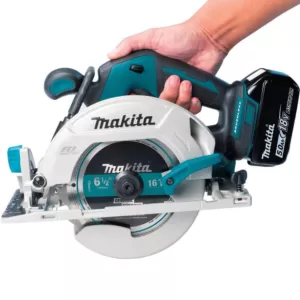 Makita 18-Volt 5.0Ah LXT Lithium-Ion Brushless Cordless 6-1/2 in. Circular Saw Kit