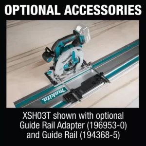 Makita 18-Volt LXT Lithium-Ion Brushless Cordless 6-1/2 in. Circular Saw with Electric Brake and 24T Carbide Blade (Tool-Only)