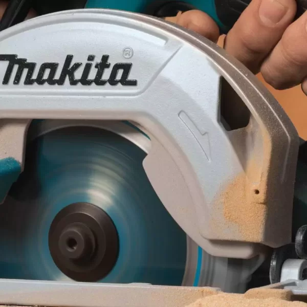 Makita 6-1/2 in. 18-Volt LXT Lithium-Ion Brushless Cordless Circular Saw Tool-Only with Bonus 18-Volt LXT 5.0 Ah Battery