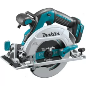 Makita 6-1/2 in. 18-Volt LXT Lithium-Ion Brushless Cordless Circular Saw Tool-Only with Bonus 18-Volt LXT 5.0 Ah Battery